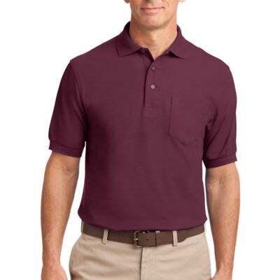 Tall Silk Touch Polo with Pocket Thumbnail