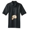 Heavyweight Cotton Pique Polo with Pocket Thumbnail