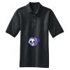 Heavyweight Cotton Pique Polo with Pocket Thumbnail