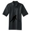 Heavyweight Cotton Pique Polo with Pocket Thumbnail