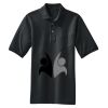 Heavyweight Cotton Pique Polo with Pocket Thumbnail