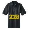 Heavyweight Cotton Pique Polo with Pocket Thumbnail