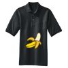 Heavyweight Cotton Pique Polo with Pocket Thumbnail