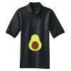 Heavyweight Cotton Pique Polo with Pocket Thumbnail