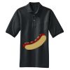 Heavyweight Cotton Pique Polo with Pocket Thumbnail