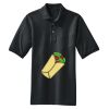 Heavyweight Cotton Pique Polo with Pocket Thumbnail