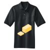 Heavyweight Cotton Pique Polo with Pocket Thumbnail