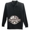 Long Sleeve Silk Touch Polo with Pocket Thumbnail
