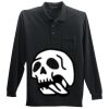 Long Sleeve Silk Touch Polo with Pocket Thumbnail