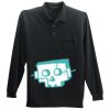 Long Sleeve Silk Touch Polo with Pocket Thumbnail