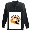 Long Sleeve Silk Touch Polo with Pocket Thumbnail