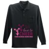 Long Sleeve Silk Touch Polo with Pocket Thumbnail