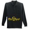 Long Sleeve Silk Touch Polo with Pocket Thumbnail