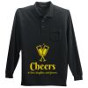 Long Sleeve Silk Touch Polo with Pocket Thumbnail