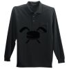 Long Sleeve Silk Touch Polo with Pocket Thumbnail