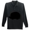 Long Sleeve Silk Touch Polo with Pocket Thumbnail