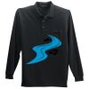 Long Sleeve Silk Touch Polo with Pocket Thumbnail