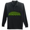 Long Sleeve Silk Touch Polo with Pocket Thumbnail