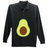 Long Sleeve Silk Touch Polo with Pocket Thumbnail