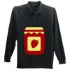Long Sleeve Silk Touch Polo with Pocket Thumbnail