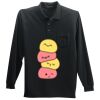 Long Sleeve Silk Touch Polo with Pocket Thumbnail