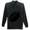 Long Sleeve Silk Touch Polo with Pocket Thumbnail