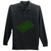 Long Sleeve Silk Touch Polo with Pocket Thumbnail