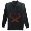 Long Sleeve Silk Touch Polo with Pocket Thumbnail