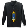Long Sleeve Silk Touch Polo with Pocket Thumbnail