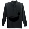 Long Sleeve Silk Touch Polo with Pocket Thumbnail