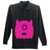 Long Sleeve Silk Touch Polo with Pocket Thumbnail