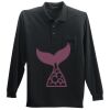 Long Sleeve Silk Touch Polo with Pocket Thumbnail