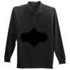 Long Sleeve Silk Touch Polo with Pocket Thumbnail