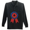 Long Sleeve Silk Touch Polo with Pocket Thumbnail