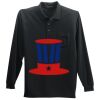 Long Sleeve Silk Touch Polo with Pocket Thumbnail