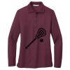 Women's Silk Touch Long Sleeve Polo Thumbnail