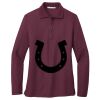Women's Silk Touch Long Sleeve Polo Thumbnail