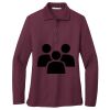 Women's Silk Touch Long Sleeve Polo Thumbnail